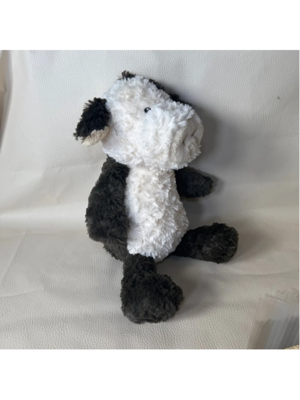 Mary Meyer Cow Plush 15 Black White Floppy Stuffed Animal Soft Farm Toy